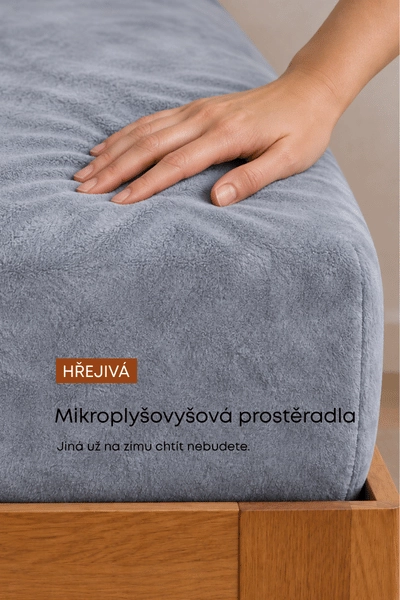 mikroplyšová prostěradla